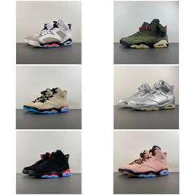 Jordan Air Jordan 6 Retro Tinker high-top vintage basketball shoes-5107  